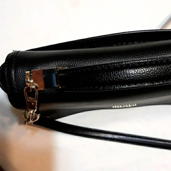 NWOT Kate Spade Patterson Drive medium Maisie crossbody satchel in cement/black - Picture 4 of 14